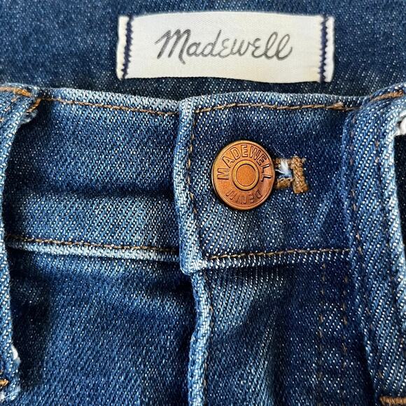 Madewell High Rise 10” Skinny Jean Medium Wash Stretch Magic Pockets Size 29 - Picture 4 of 10